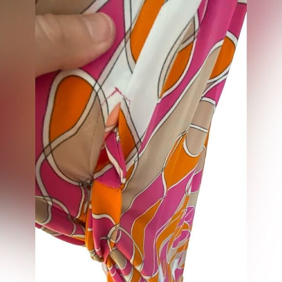 EUC Colourful Audrey Mai Wrap Dress - Picture 7 of 8